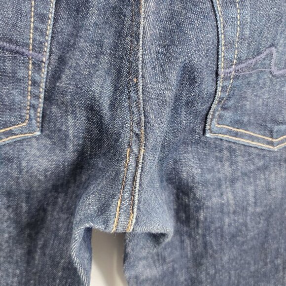 7 For All Mankind Roxanne Skinny Jeans Women's Size 28 - WAIST HAS BEEN ALTERED - Picture 10 of 11